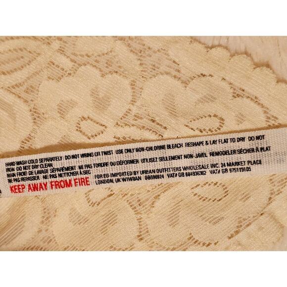 Free‎ People Intimate Off White SzM Crossback Bralette. Sexy Feminine Romantic - Picture 7 of 12